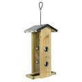 Natures Way Bird Products Natures Way Bird Products WWGF1 1.5 qt. Galvanized Weathered Vertical Feeder - 14 x 7 x 8.25 in. WWGF1